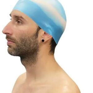 LOTE 10 GORROS NATACIÓN SILICONA MULTICOLOR SURTIDO
