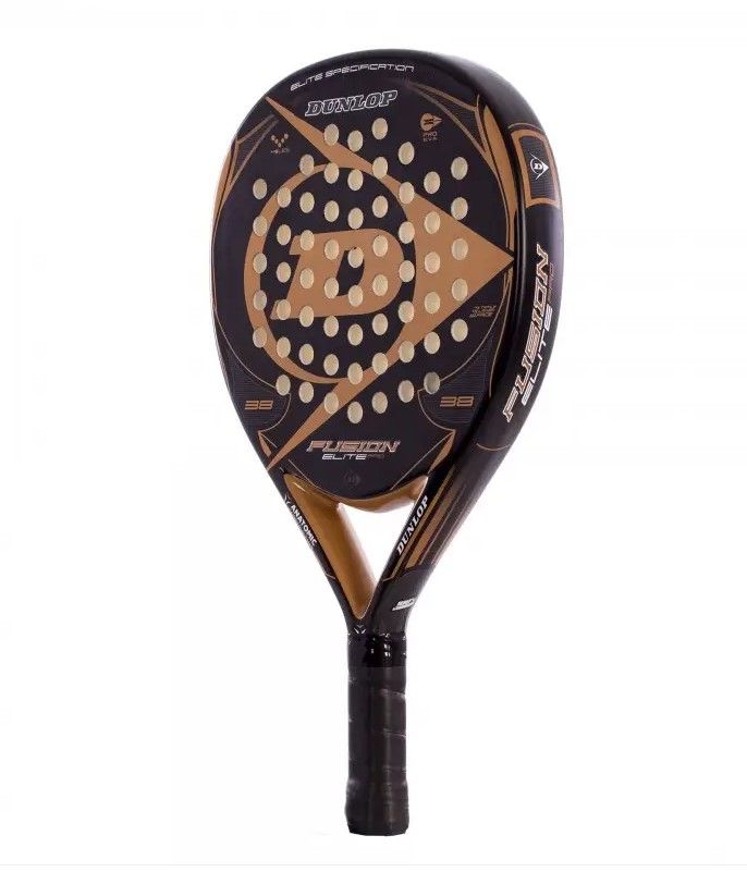 PALA PÁDEL DUNLOP FUSION ELITE PRO GOLD - Imagen 2