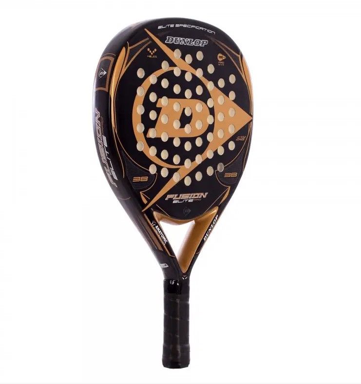 PALA PÁDEL DUNLOP FUSION ELITE PRO GOLD - Imagen 4