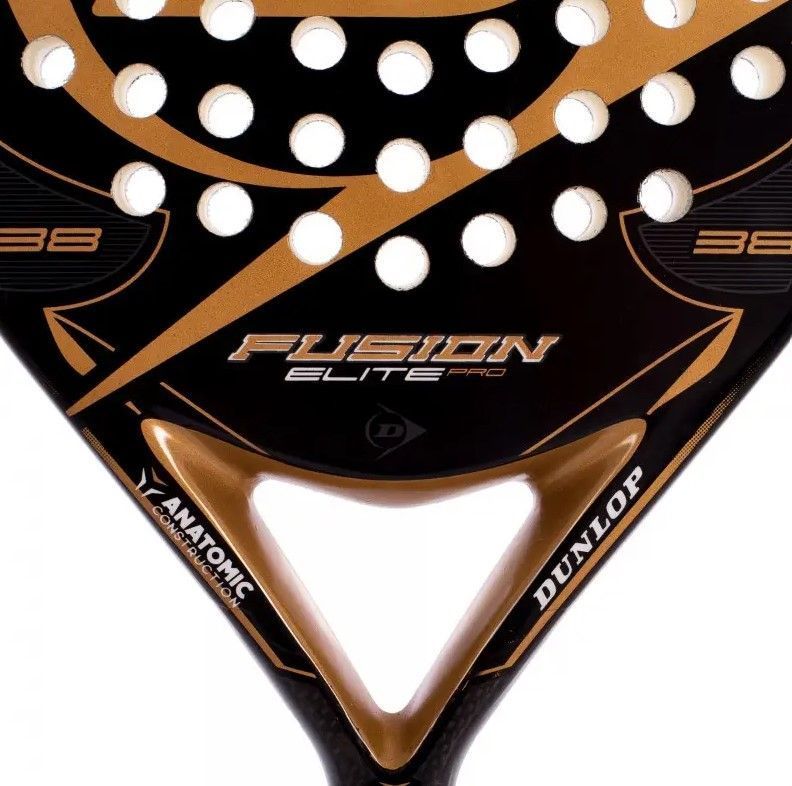 PALA PÁDEL DUNLOP FUSION ELITE PRO GOLD - Imagen 5