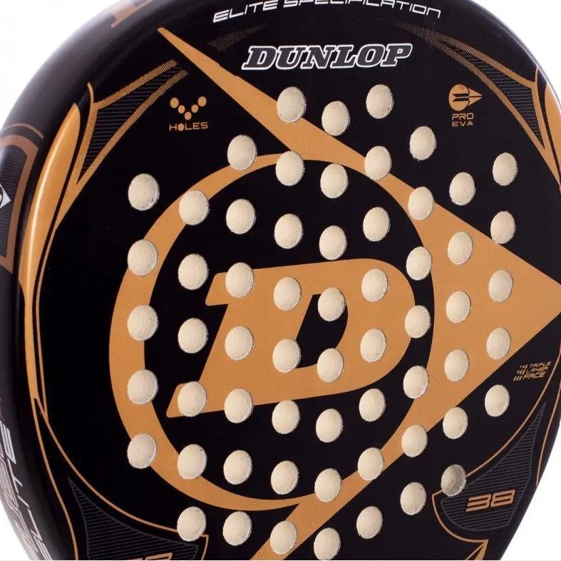 PALA PÁDEL DUNLOP FUSION ELITE PRO GOLD - Imagen 6
