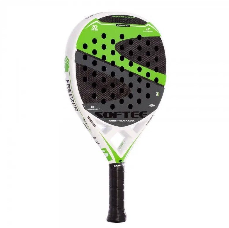 PALA PÁDEL SOFTEE FREEZER CARBON GREEN - Imagen 3