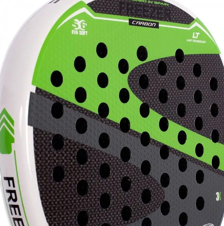 PALA PÁDEL SOFTEE FREEZER CARBON GREEN - Imagen 4
