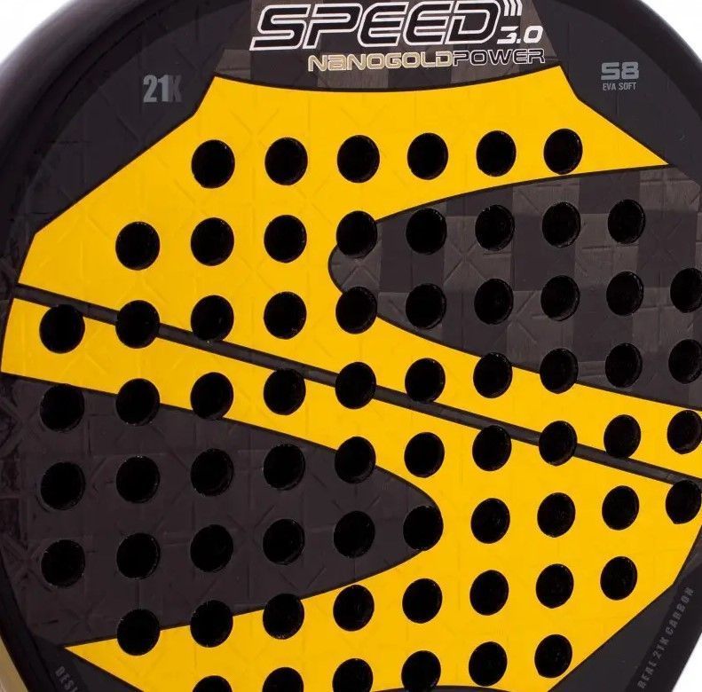 PALA PÁDEL SOFTEE SPEED GOLD POWER 3.0 NANO MESH - Imagen 6