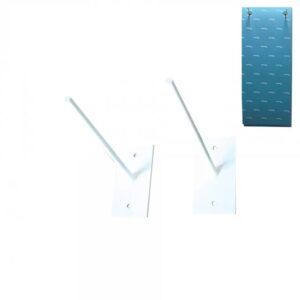 SOPORTE PARED COLCHONETA CON AGUJEROS 2 PIEZAS
