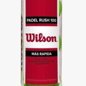 BOTE 3 PELOTAS DE PÁDEL WILSON RUSH 100