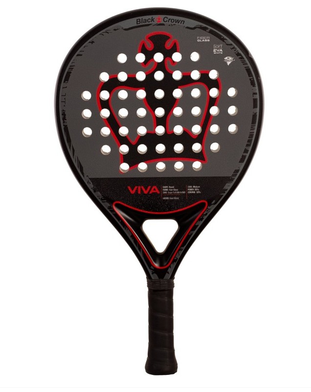 PALA PÁDEL BLACK CROWN VIVA