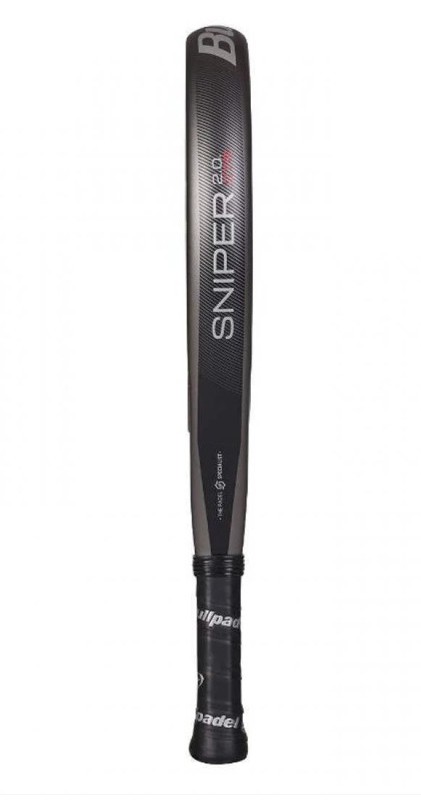 PALA PÁDEL BULLPADEL SNIPER 2.0 CONTROL GRIS OSCURO 2026 - Imagen 2