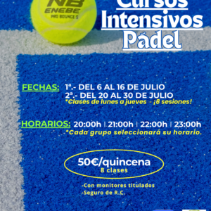Curso Pádel Intensivo